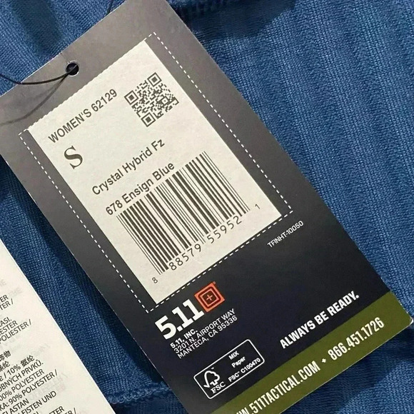 5.11 Tactical Hybrid Jacket New New Full Zip - Picture 14 of 14